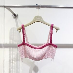 Authentic CHANEL Pink Tweed Garment